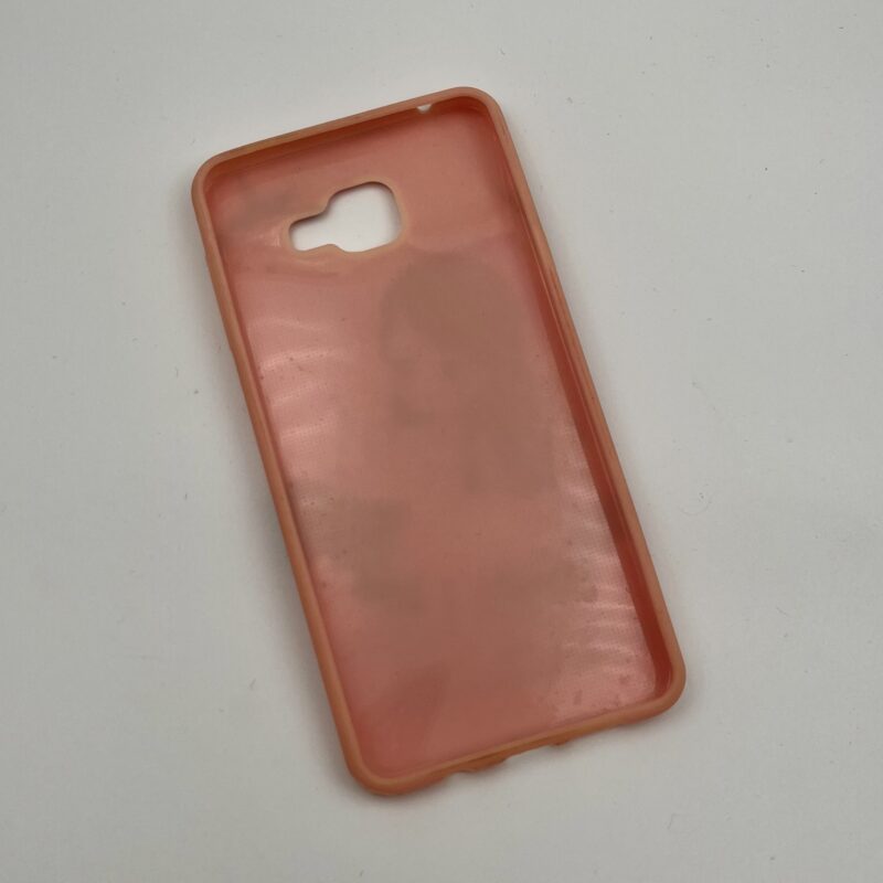 قاب گوشی Galaxy A7 2016 (A710) سامسونگ ژله ای Pink Love کد 19748 - Image 2