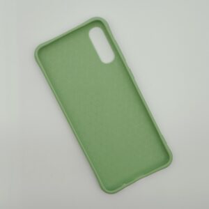 قاب گوشی A70 سامسونگ سیلیکونی ژله ای طرح ساده رنگ سبز کد 57237