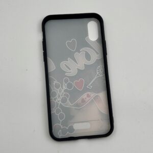 قاب گوشی iPhone X / iPhone XS آیفون قلب و LOVE عاشقانه کد 67958