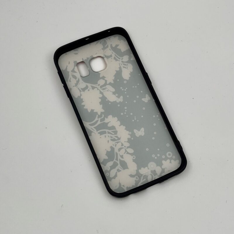 قاب گوشی Galaxy S6 Edge سامسونگ طرح فانتزی برجسته گل و پروانه کد 68092 - Image 2