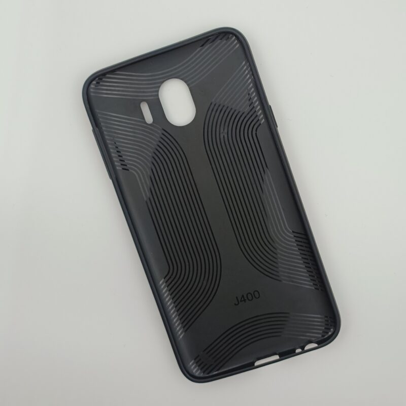 قاب گوشی Galaxy J4 2018 (J400) سامسونگ ژله ای برجسته طرح چرمی زرد و نارنجی کد 73184 - Image 2