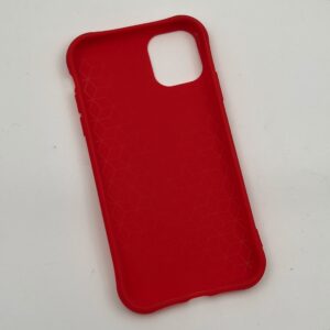 قاب گوشی iPhone 11 آیفون ژله ای طرح ساده قرمز کد 81717