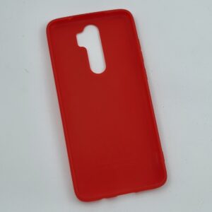 قاب گوشی Redmi Note 8 Pro شیائومی ژله ای طرح ساده قرمز کد 86881