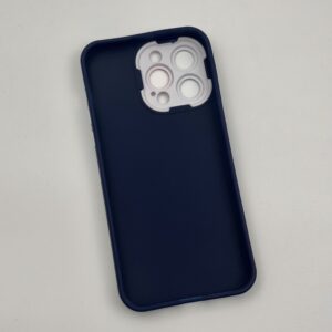 قاب گوشی iPhone 14 Pro Max آیفون ژله ای محافظ لنز دار طرح مجسمه آزادی سرمه ای کد 22527