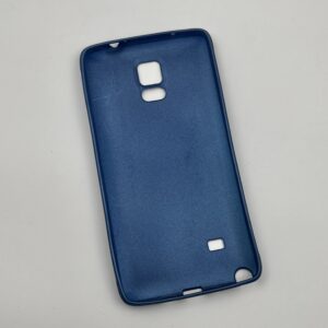 قاب گوشی Galaxy Note 4 سامسونگ ژله ای آبی طرح Baseus کد 30185