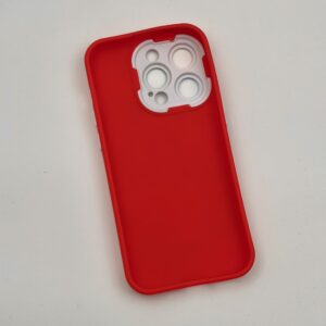 قاب گوشی iPhone 14 Pro آیفون ژله ای محافظ لنز دار طرح کارتونی رنگ قرمز کد 48297