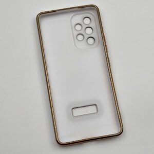 قاب گوشی Galaxy A53 5G سامسونگ ژله ای My Case مدل مگ سیف دور طلایی رنگ سفید کد 80798