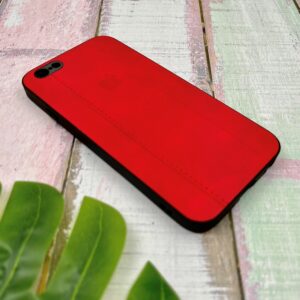 قاب گوشی iPhone 6 / iPhone 6S آیفون چرمی دوختی اورجینال برند DADOO محافظ لنز دار قرمز کد 46261
