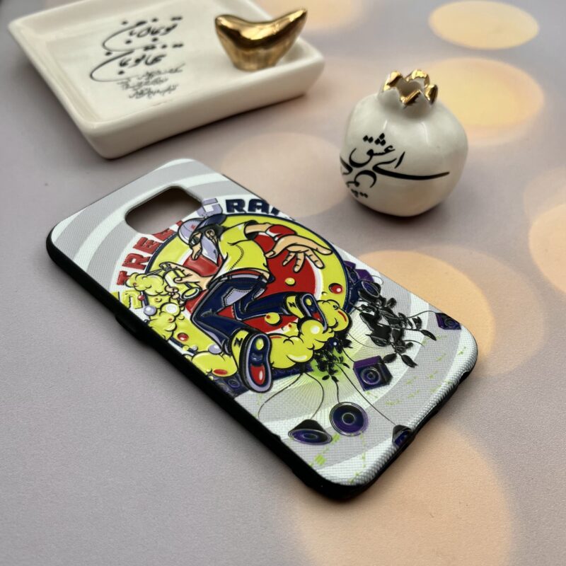 قاب گوشی Galaxy S6 سامسونگ دور ژله ای طرح برجسته فانتزی مدل Street Graffiti کد 30930 - Image 2