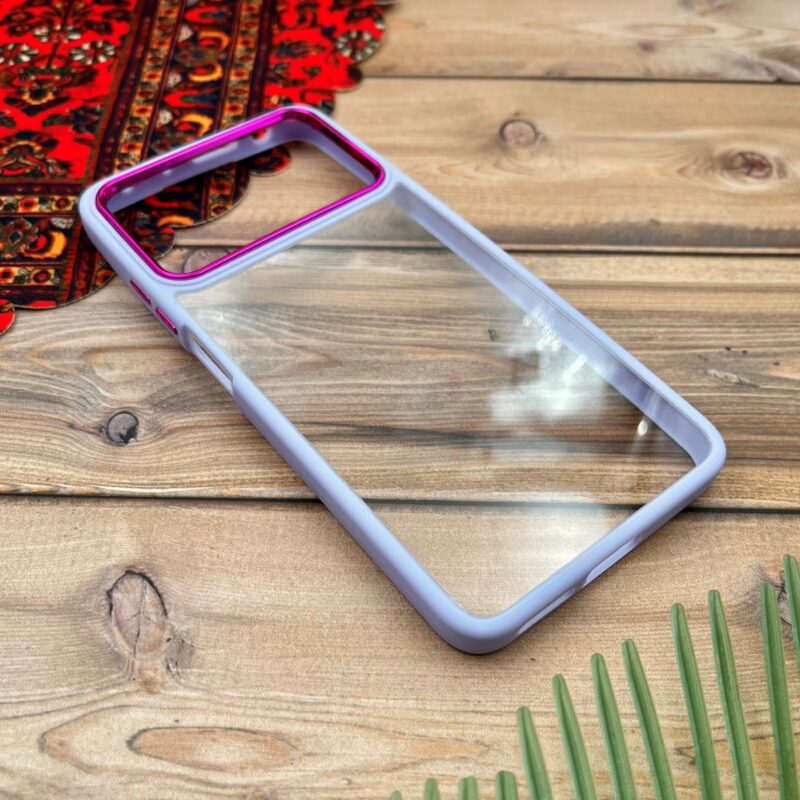 قاب گوشی Xiaomi Poco X4 Pro 5G شیائومی New Skin اورجینال متال دور سیلیکونی شفاف یاسی کد 79423 - Image 2