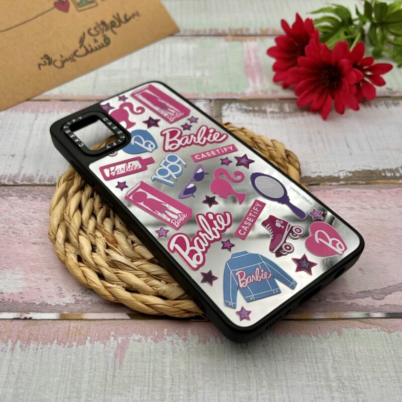 قاب گوشی Galaxy A51 سامسونگ CASETiFY آینه ای لوکس دور ژله ای اورجینال طرح باربی Barbie کد 84337 - Image 2