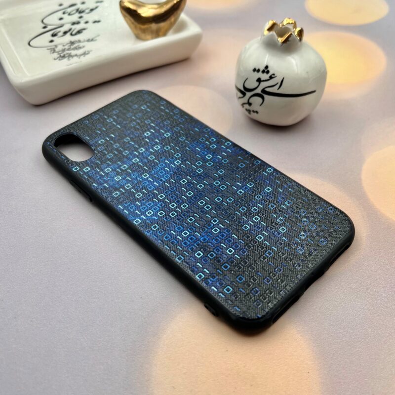 قاب گوشی iPhone X / iPhone XS آیفون دور ژله ای طرح برجسته فانتزی مدل صفر و یک کد 13620 - Image 2