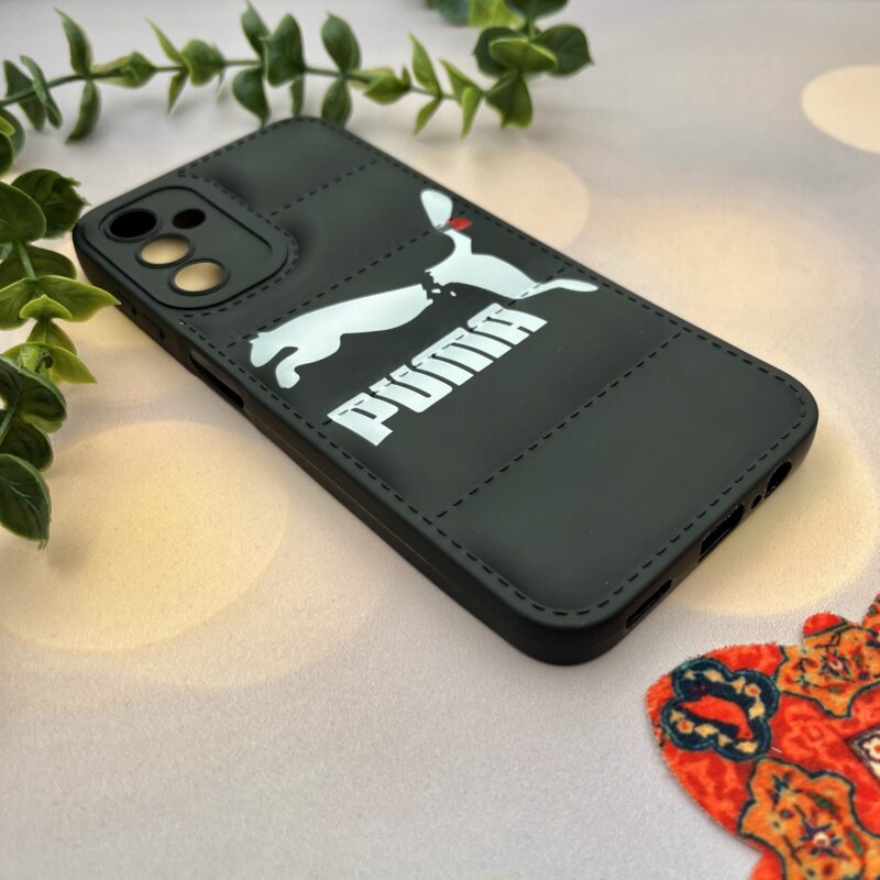 قاب گوشی Galaxy A14 سامسونگ پافری محافظ لنز دار طرح PUMA پوما مشکی کد 28851 - Image 2