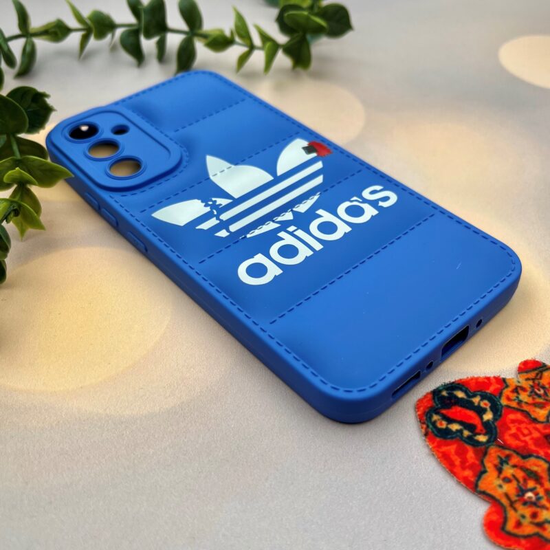 قاب گوشی Galaxy A34 5G سامسونگ پافری محافظ لنز دار طرح آدیداس adidas آبی کد 41787 - Image 2