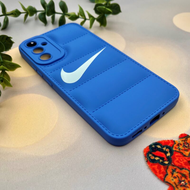 قاب گوشی Galaxy A34 5G سامسونگ پافری محافظ لنز دار طرح NIKE نایک آبی کد 45073 - Image 2