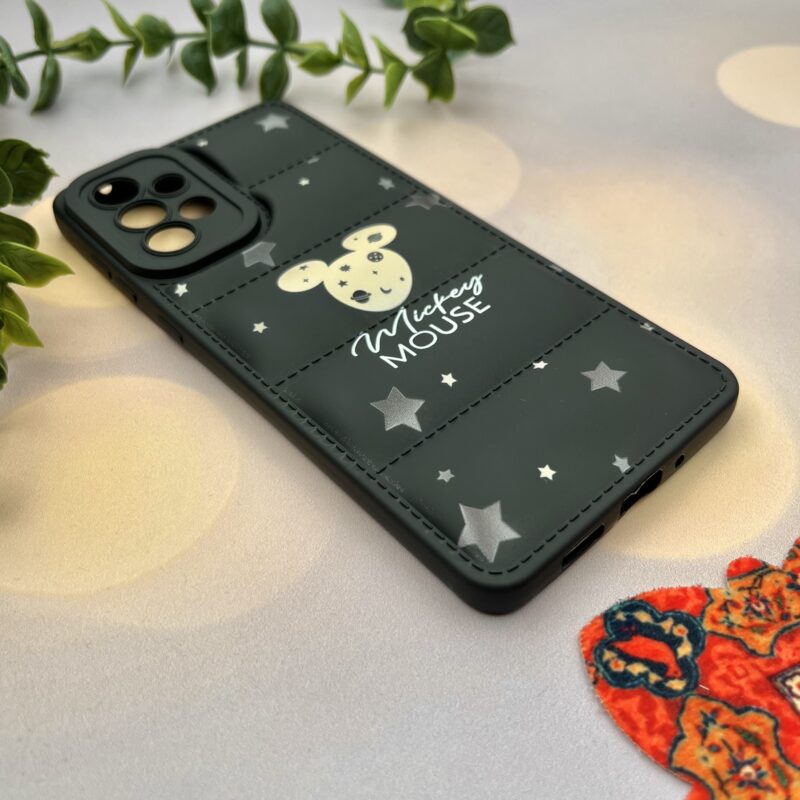 قاب گوشی Galaxy A73 سامسونگ پافری محافظ لنز دار طرح Mickey Mouse میکی موس مشکی کد 48351 - Image 2