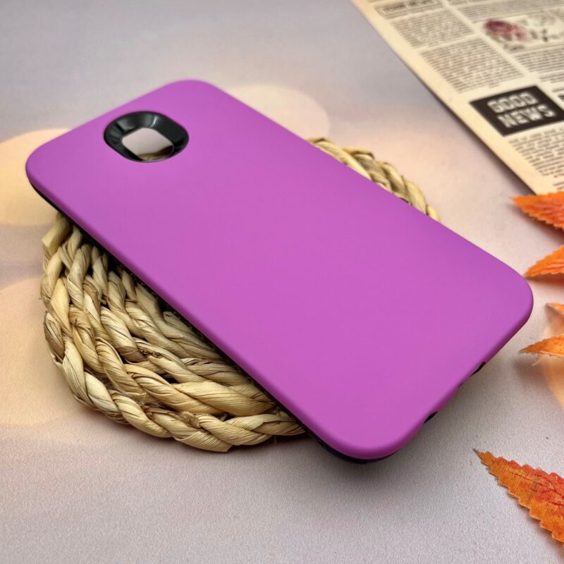 قاب گوشی (Galaxy J7 Pro (J730 سامسونگ دو تکه ضد ضربه مقاوم محافظ لنز دار رنگ بنفش کد 52607 - Image 2