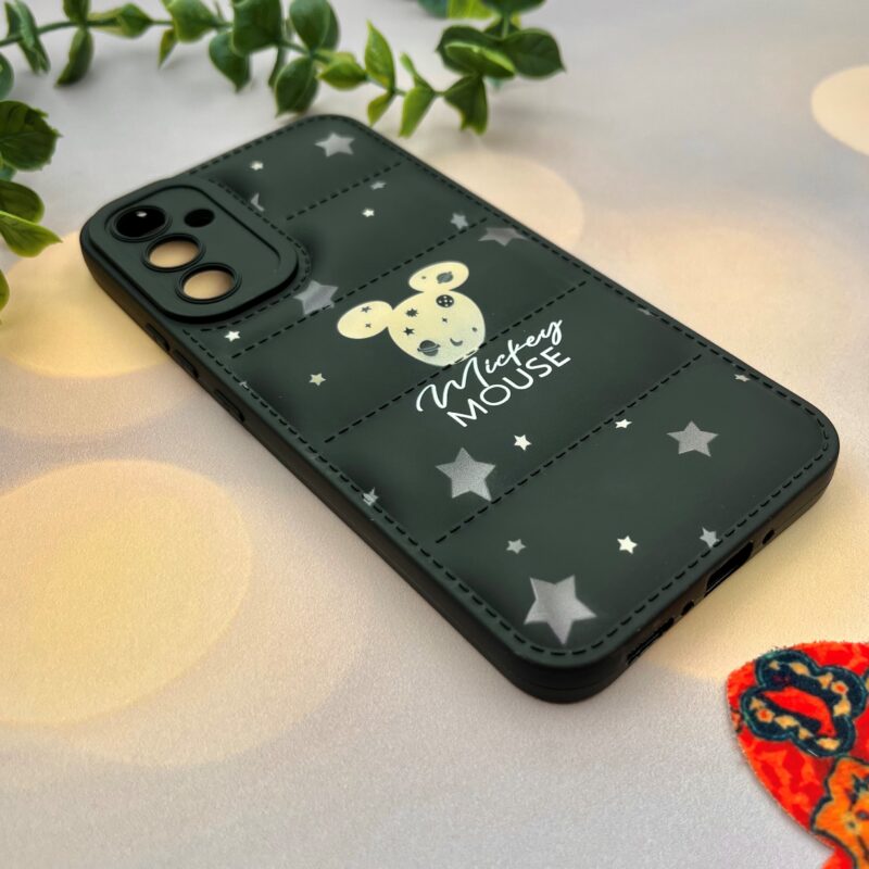قاب گوشی Galaxy A34 سامسونگ پافری محافظ لنز دار طرح Mickey Mouse میکی موس مشکی کد 54144 - Image 2