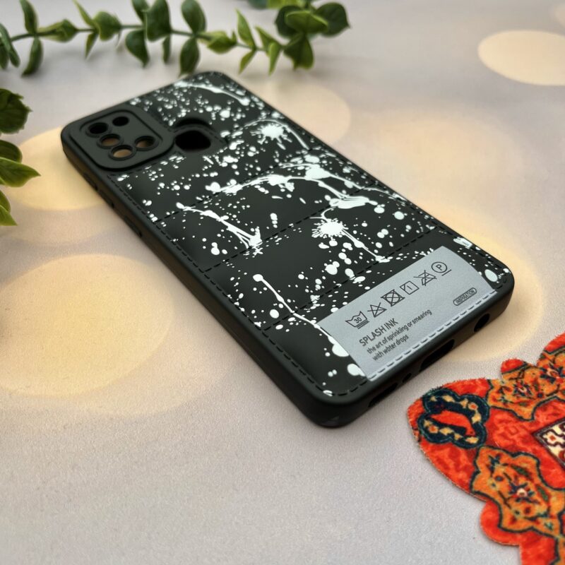 قاب گوشی Galaxy A21S سامسونگ پافری محافظ لنز دار طرح رنگی اسپرت مشکی کد 63008 - Image 2