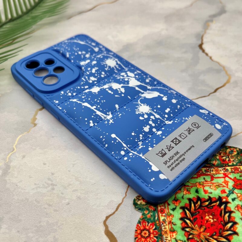 قاب گوشی Galaxy A52 / Galaxy A52S سامسونگ پافری محافظ لنز دار طرح آبرنگی اسپرت آبی کد 82485 - Image 2