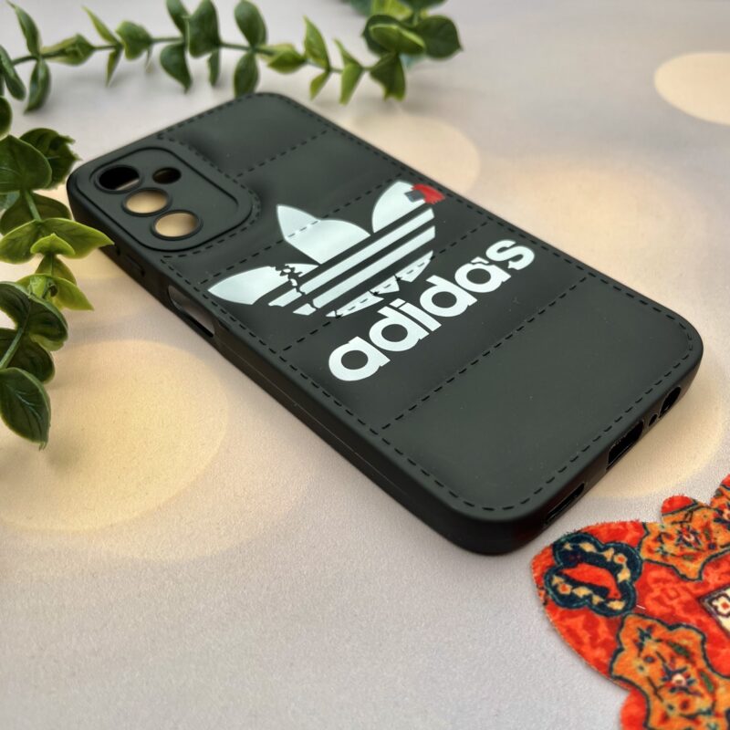 قاب گوشی Galaxy A14 سامسونگ پافری محافظ لنز دار طرح آدیداس adidas مشکی کد 85245 - Image 2