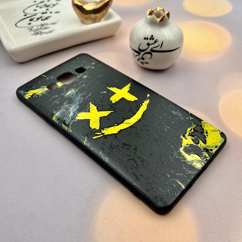 قاب گوشی (A7 2015 (A700 سامسونگ دور ژله ای طرح برجسته فانتزی مدل لبخند کد 86871 - Image 2