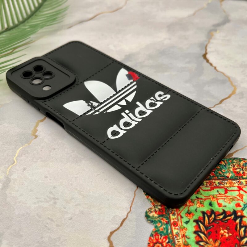 قاب گوشی Galaxy A12 / Galaxy M12 سامسونگ پافری محافظ لنز دار طرح آدیداس adidas مشکی کد 93842 - Image 2
