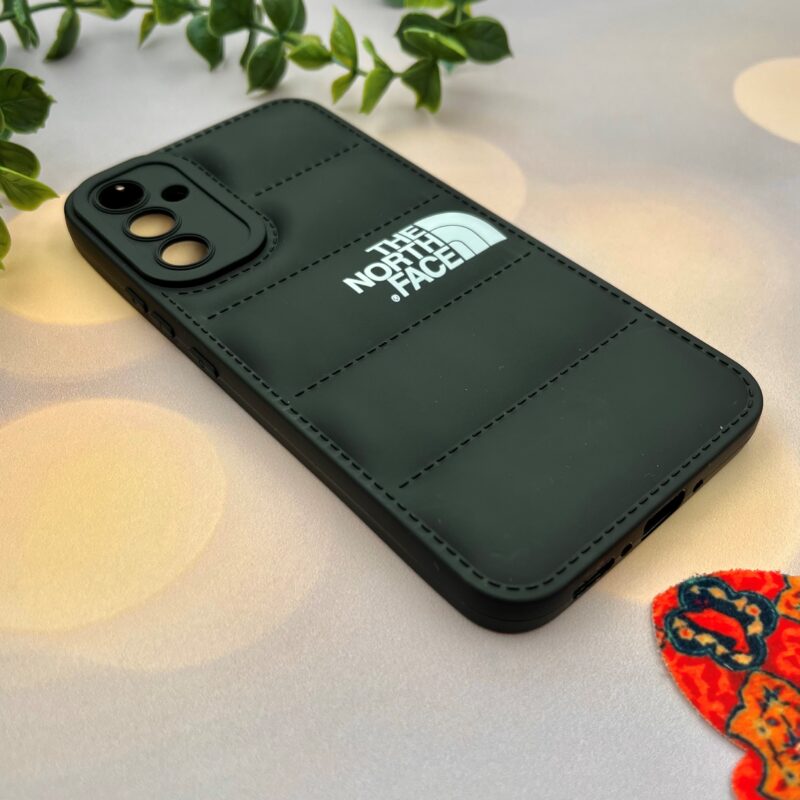 قاب گوشی Galaxy A34 سامسونگ پافری محافظ لنز دار طرح THE NORTH FACE مشکی کد 96121 - Image 2