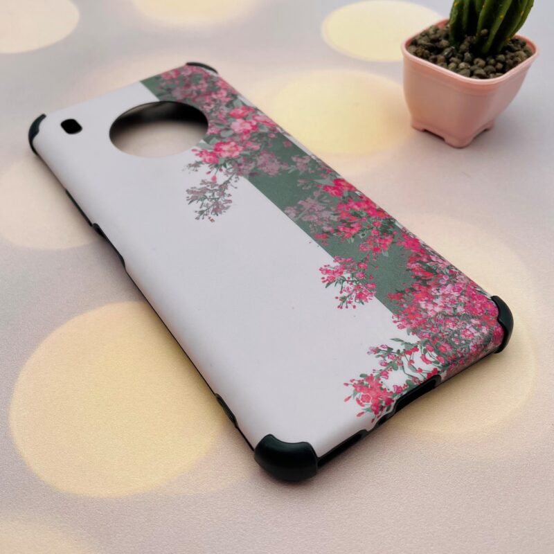 قاب گوشی Huawei Y9A هوآوی ایربگ دار دور ژله ای طرح شکوفه محافظ لنز دار کد 31301 - Image 2
