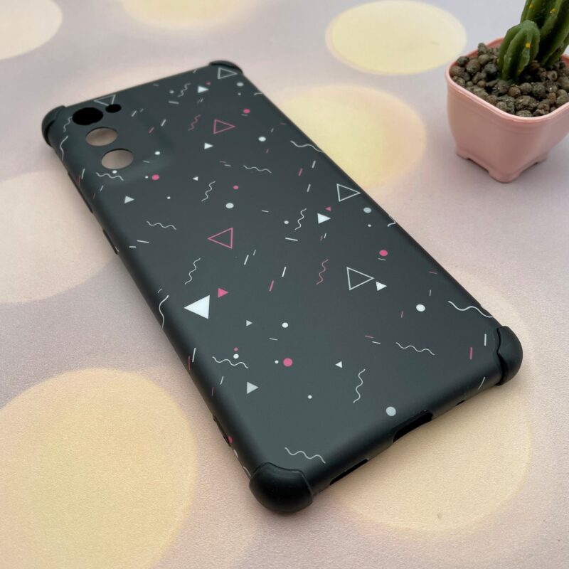 قاب گوشی Galaxy S20 FE سامسونگ ایربگ دار دور ژله ای طرح فانتزی محافظ لنز دار کد 72175 - Image 2