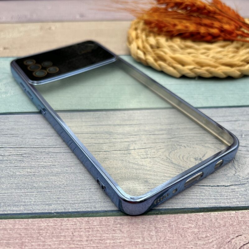قاب گوشی Galaxy A51 سامسونگ Camera Lens شفاف محافظ لنز دار دور آبی کد 72918 - Image 2