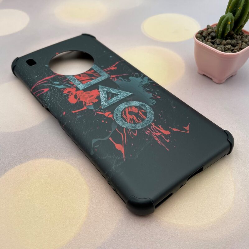 قاب گوشی Huawei Y9A هوآوی ایربگ دار دور ژله ای طرح بازی SQUID GAME محافظ لنز دار کد 81066 - Image 2