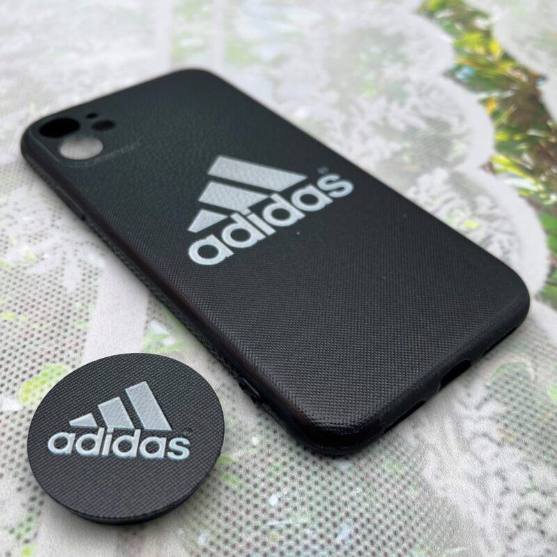 قاب گوشی iPhone 11 آیفون فانتزی سوزنی برجسته طرح آدیداس Adidas پاپ سوکت دار کد 86819 - Image 2