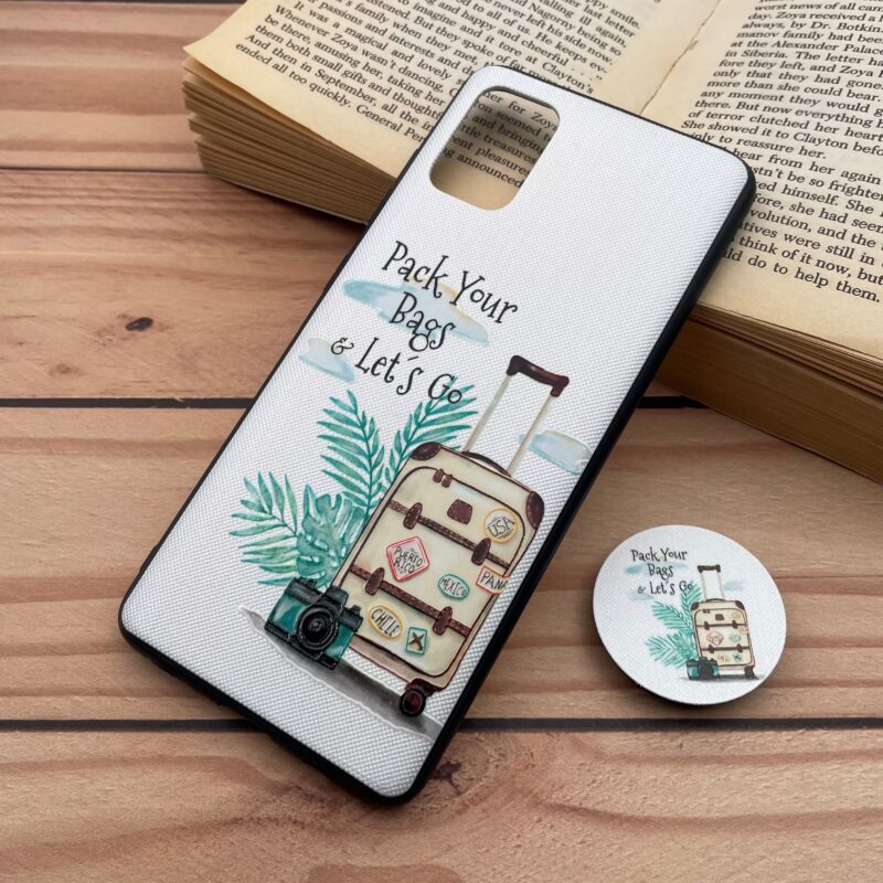 قاب گوشی Galaxy A51 سامسونگ فانتزی برجسته سوزنی طرح سفر پاپ سوکت دار کد 32583 - Image 2