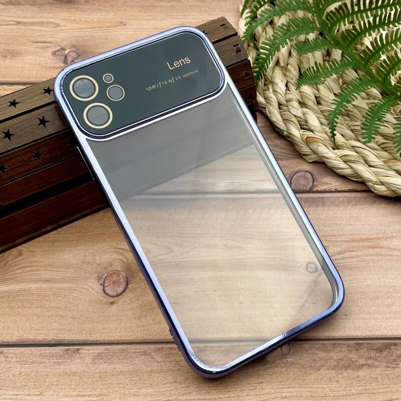 قاب گوشی iPhone 11 آیفون Camera Lens شفاف محافظ لنز دار دور آبی کد 54892 - Image 2