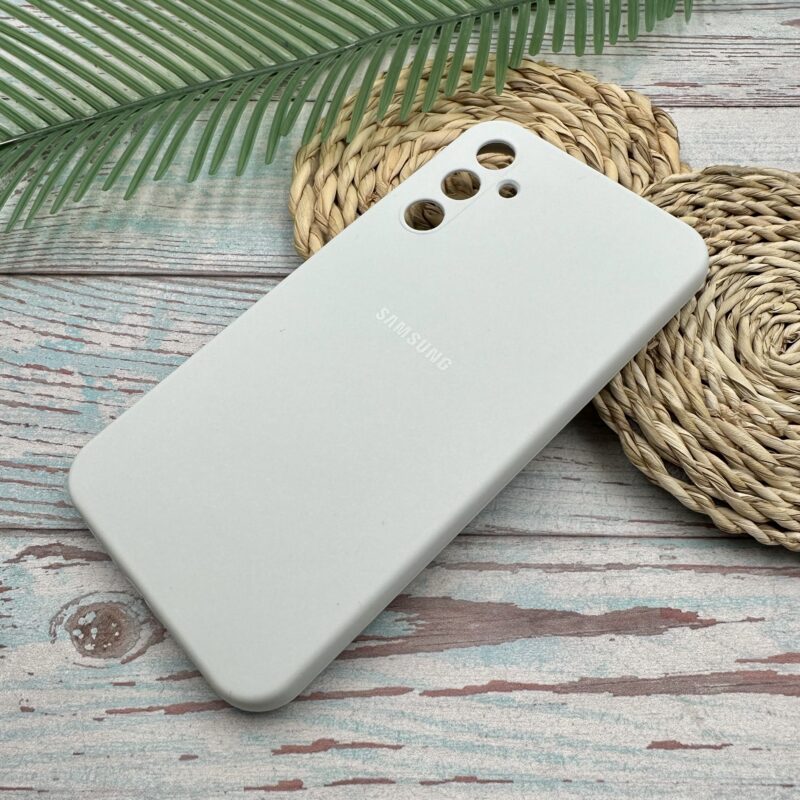 قاب گوشی Galaxy A34 سامسونگ سیلیکونی پاک کنی اورجینال داخل پارچه ای محافظ لنزدار رنگ سفید کد 29317 - Image 2