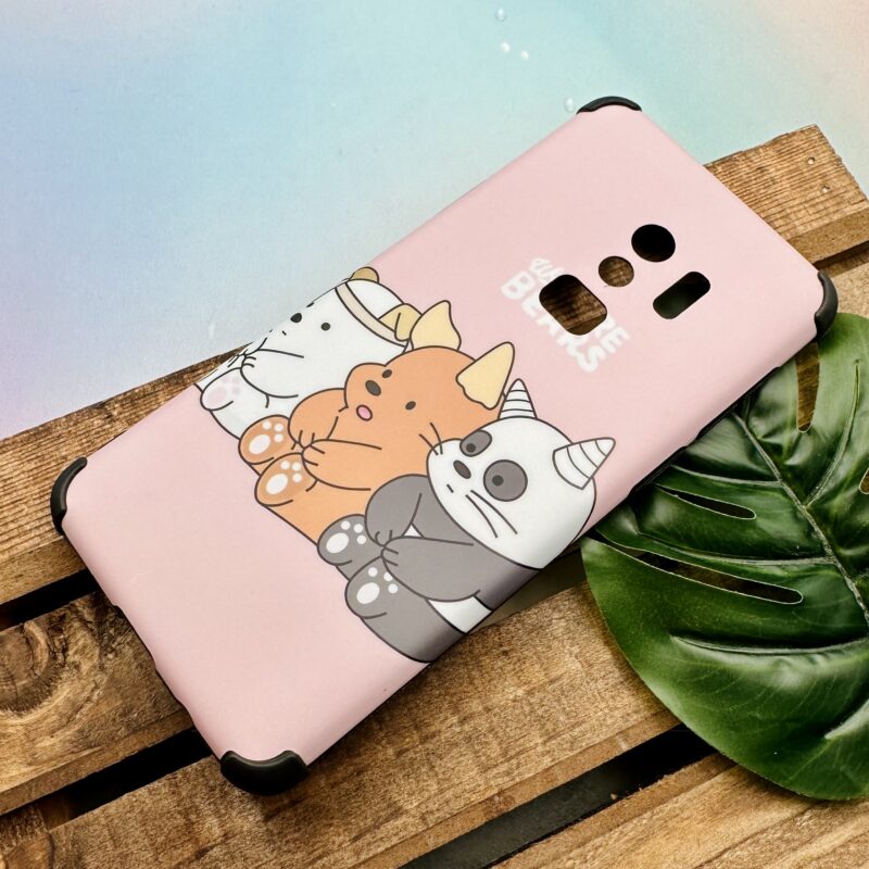 قاب گوشی Galaxy S9 Plus سامسونگ ایربگ دار دور ژله ای طرح فانتزی محافظ لنز دار کد 68214 - Image 2