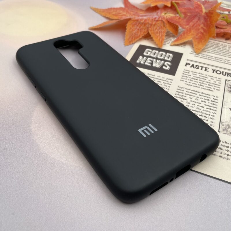 قاب گوشی Redmi Note 8 Pro شیائومی سیلیکونی های کپی رنگ مشکی داخل پارچه ای کد 94748 - Image 2