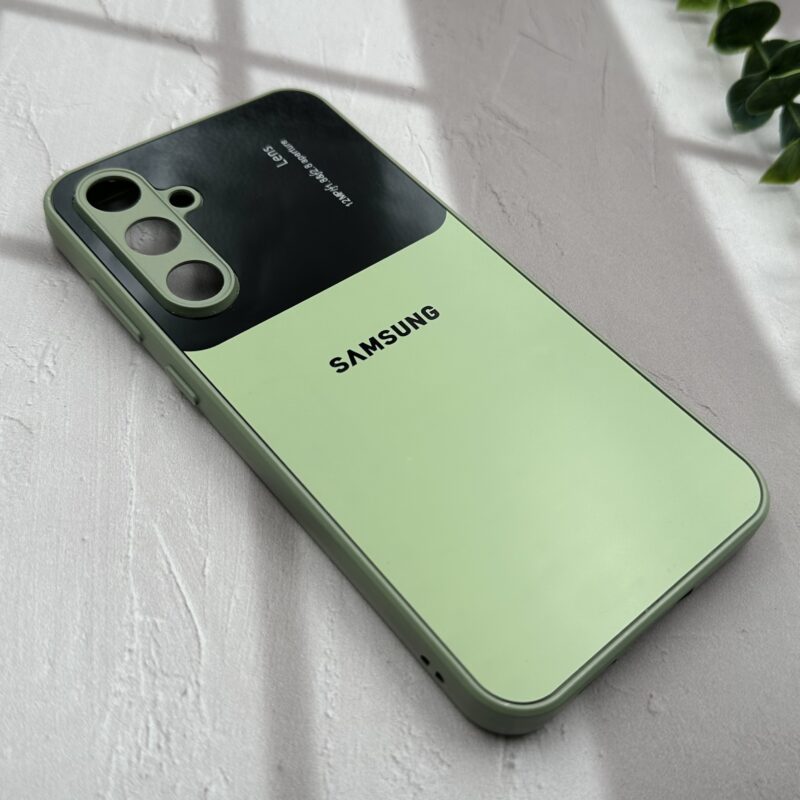 قاب گوشی Galaxy S23 FE سامسونگ PVD Camera Lense اورجینال محافظ لنز دار رنگ سبز کد 14628 - Image 2