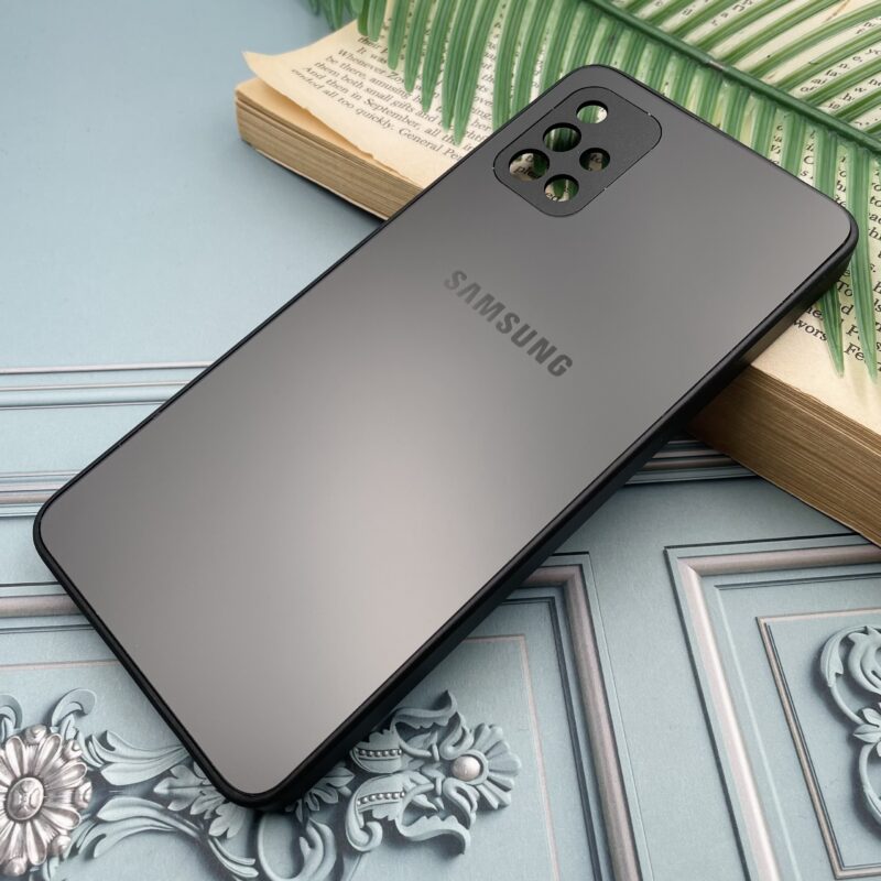قاب گوشی Galaxy A51 سامسونگ PVD اورجینال ضد خش دور سیلیکونی محافظ لنزدار رنگ مشکی کد 30606 - Image 2