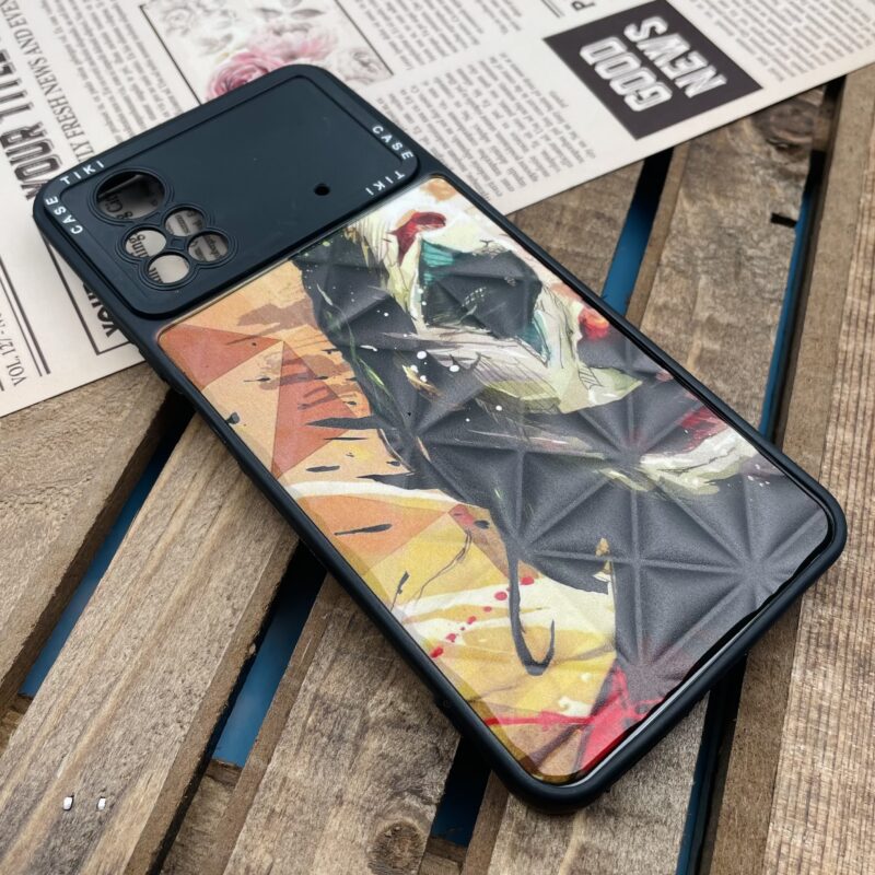 قاب گوشی Poco X4 Pro 5G شیائومی پافری لوزی دور سیلیکونی محافظ لنزدار طرح جوکر کد 37272 - Image 2