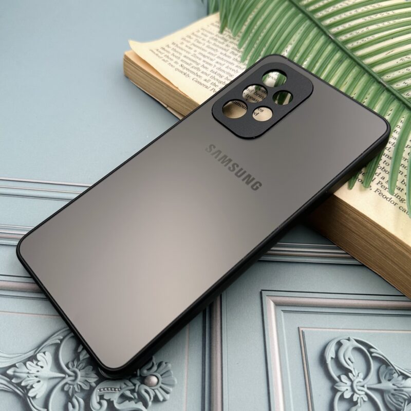 قاب گوشی Galaxy A53 سامسونگ PVD اورجینال ضد خش دور سیلیکونی محافظ لنزدار رنگ مشکی کد 38166 - Image 2