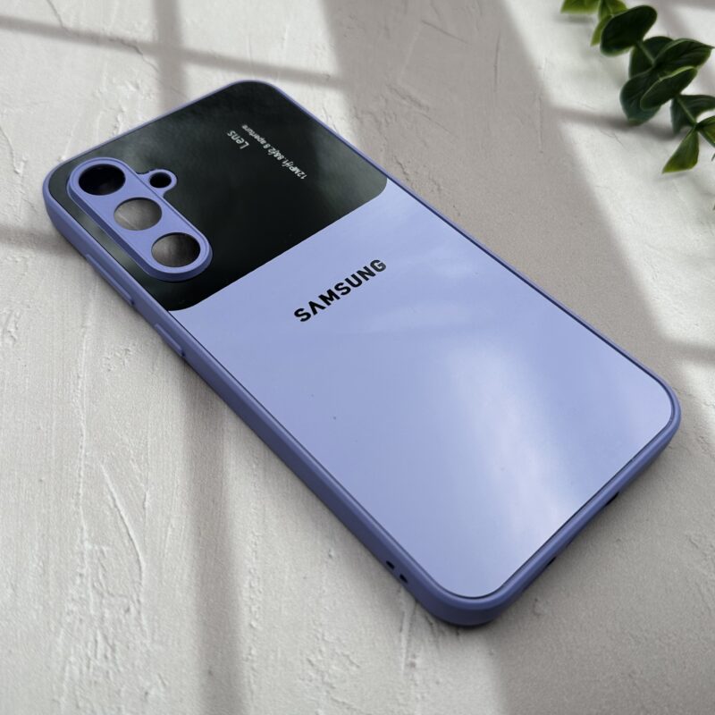قاب گوشی Galaxy S23 FE سامسونگ PVD Camera Lense اورجینال محافظ لنز دار رنگ یاسی کد 68458 - Image 2
