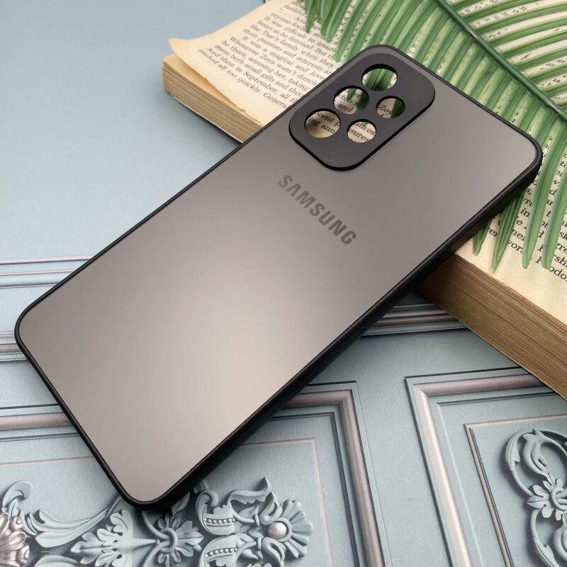 قاب گوشی Galaxy A33 سامسونگ PVD اورجینال ضد خش دور سیلیکونی محافظ لنزدار رنگ مشکی کد 83175 - Image 2