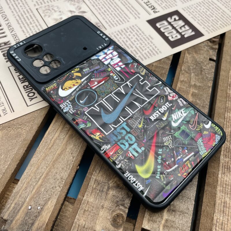 قاب گوشی Poco X4 Pro 5G شیائومی پافری لوزی دور سیلیکونی محافظ لنزدار طرح نایکی کد 92318 - Image 2