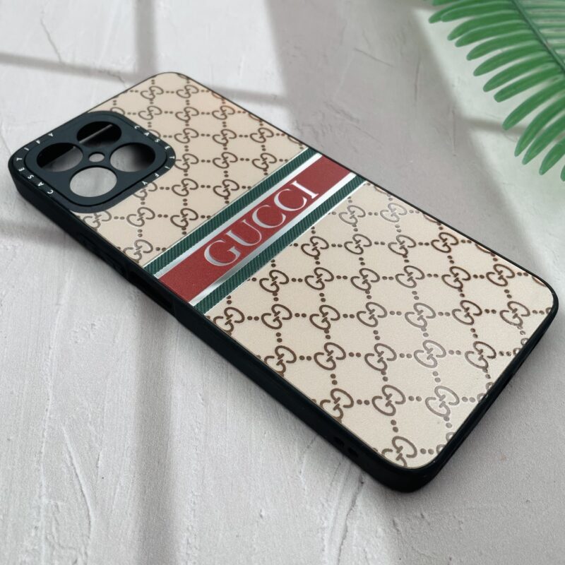 قاب گوشی HONOR X8 4G آنر آینه ای دور سیلیکونی اورجینال CASETIFY طرح گوچی GUCCI محافظ لنزدار کد 10140 - Image 2