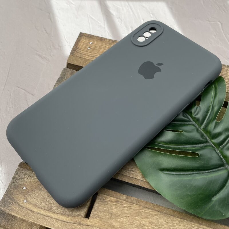 قاب گوشی iPhone X / iPhone XS آیفون سیلیکونی پاک کنی اورجینال داخل پارچه ای محافظ لنزدار رنگ نوک مدادی کد 16742 - Image 2