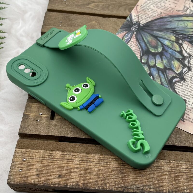 قاب گوشی iPhone X / iPhone XS آیفون سیلیکونی دستبندی سه بعدی برجسته طرح عروسکی sweet محافظ لنزدار کد 20674 - Image 2
