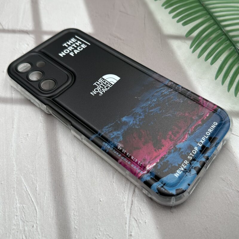 قاب گوشی Galaxy A14 سامسونگ ایربگ دار رویال طرح The North Face محافظ لنز دار کد 23404 - Image 2
