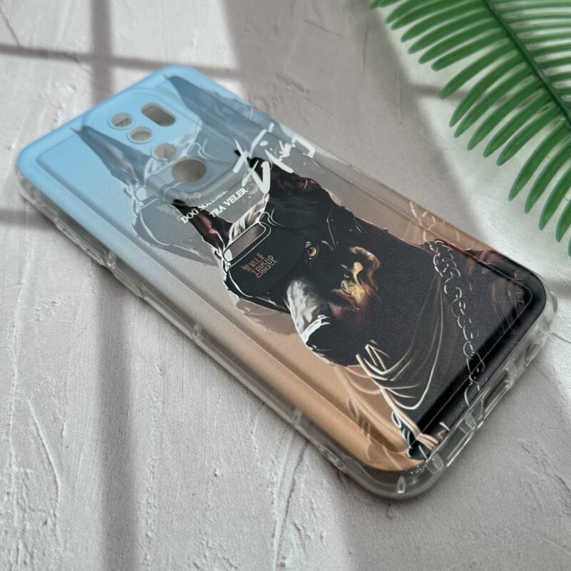 قاب گوشی Redmi Note 8 Pro شیائومی ایربگ دار رویال طرح گرگ مشکی محافظ لنز دار کد 39511 - Image 2